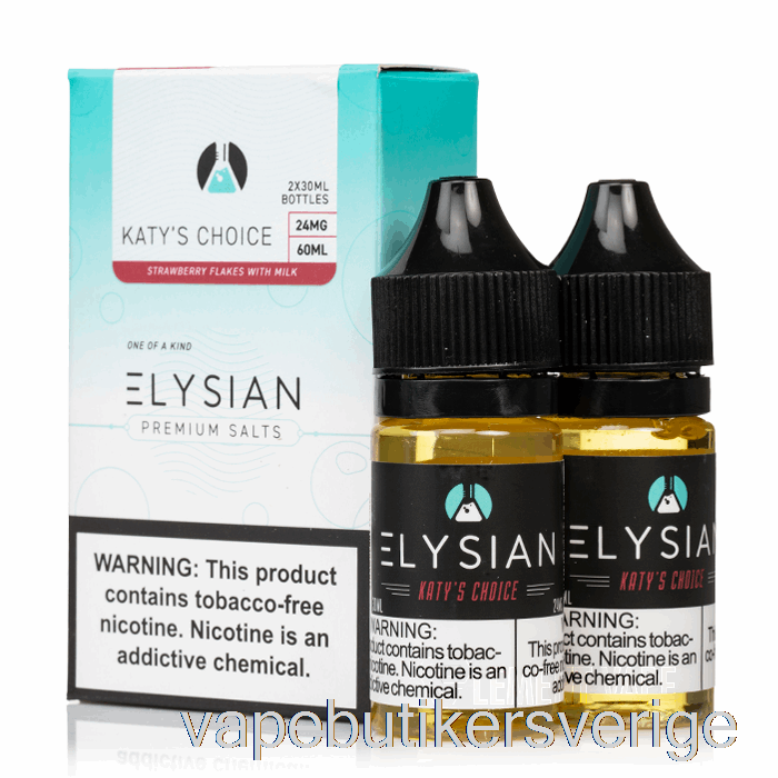 Vape Sverige Katy's Choice - Elysian Salter - 60ml 24mg